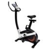 Na zdjęciu znajduje się rower elektromagnetyczny z czarnym i białym wykończeniem, z widocznym logo "CHRISTOPEIT SPORT" oraz oznaczeniem modelu "AX 4000". Rower posiada wyświetlacz na kierownicy, siodełko oraz pedały z paskami.