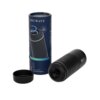 Na zdjęciu widoczny jest czarny produkt cylindryczny obok otwartego opakowania w kształcie tuby z napisem "ARCWAVE" oraz tekstem "Soft, CleanTech Silicone" i "Silicone Stroker with Suction Control". Obok leży czarna pokrywka.