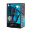 Pudełko z produktem marki b-Vibe zawiera czarny korek analny z pierścieniem, z napisem "snug & tug" oraz informacją "Weighted Silicone Plug & Penis-Ring". Na opakowaniu widnieje również odznaczenie "XBIZ AWARDS WINNER PROGRESSIVE COMPANY OF THE YEAR" oraz hasło "Body-Safe, Seamless Silicone".