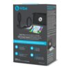 Pudełko produktu z logo "b-Vibe" zawiera zdjęcie czarnego korka analnego z pierścieniem oraz broszurę "Guide to Anal Play". Na opakowaniu znajdują się informacje o funkcjach produktu, takich jak waga 128g, wodoodporność, bezpieczeństwo dla ciała oraz roczna ograniczona gwarancja.