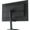 Monitor widziany od tyłu z logo "GIGABYTE" oraz napisem "DOMINATING THE GAME" na obudowie. Monitor jest zamontowany na prostokątnej podstawie z pionowym wspornikiem.