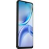 Smartfon z dużym ekranem, na którym widoczna jest abstrakcyjna, kolorowa grafika z dominującymi odcieniami niebieskiego i fioletowego. Urządzenie ma cienkie ramki i niewielkie wcięcie na aparat u góry ekranu.