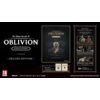 Na zdjęciu znajduje się okładka gry "The Elder Scrolls IV: Oblivion Remastered Edycja Deluxe" oraz lista zawartości cyfrowej, w tym nowe zadania, zbroje i bronie. Widoczne są również logotypy platform, na które gra jest dostępna, oraz oznaczenie wiekowe 18+.