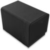Czarny subwoofer o prostokątnym kształcie z zaokrąglonymi krawędziami, z widoczną teksturą drewna na obudowie. Na przedniej części znajduje się logo "Klipsch".