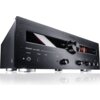 Czarny amplituner z widocznymi pokrętłami i przyciskami na przednim panelu, z napisem "Magnat MA 900 Stereophonic Tube Amplifier" oraz podświetlonym wskaźnikiem. Na wyświetlaczu widoczny jest napis "PHONO".