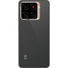 Czarny smartfon z widocznym logo "ZTE" na obudowie, posiada cztery obiektywy aparatu w kwadratowym module z napisem "MATRIX AI CAMERA".