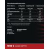Zdjęcie przedstawia tabelę wartości odżywczych odżywki białkowej BYCZKU Lody waniliowe (1000 g), z informacjami o wartościach energetycznych, zawartości tłuszczu, węglowodanów, białka, soli, wapnia i BCAA w 100 g, 30 g i 90 g proszku. Na dole znajduje się informacja o producencie: "Medicine Sp. z o.o., ul. Zbąszyńska 3, 91-342 Łódź, Polska" oraz numer kontaktowy "800 200 100", a na czerwonym tle napis "1000 G MASA NETTO".