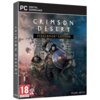 Okładka gry "Crimson Desert Steelbook Edition Gra PC" z napisem "PC Digital Download" oraz logo "PEARL ABYSS". Widoczne są postacie w zbrojach, a w dolnym rogu znajduje się oznaczenie wiekowe 18+ oraz symbole języków ENG i PL.