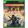 Okładka gry "Avatar: Frontiers of Pandora From The Ashes Edition" na konsolę Xbox Series X, z widocznym logo Ubisoft oraz oznaczeniem wiekowym 16+ i językami ENG, PL. Na górze znajduje się napis "FROM THE ASHES EDITION INCLUDES MAIN GAME + EXPANSION".