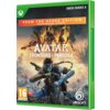 Okładka gry "Avatar: Frontiers of Pandora From The Ashes Edition" na konsolę Xbox Series X, z widocznym logo Ubisoft i oznaczeniem wiekowym 16. Na górze znajduje się napis "FROM THE ASHES EDITION INCLUDES MAIN GAME + EXPANSION", a na dole informacje o jęz