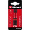Czerwone opakowanie zawiera dwa bity o długości 60 mm, oznaczone jako "Einhell Professional". Na opakowaniu widoczne są symbole: T30, S2, Double Torsion, oraz logo "Einhell" i adres strony internetowej www.einhell.com.