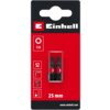 Opakowanie zawiera dwa bity o długości 25 mm, oznaczone jako T20 i S2, z logo Einhell na górze. Na dole opakowania znajduje się adres strony internetowej: www.einhell.com.