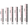 Na zdjęciu znajduje się sześć wierteł o różnych długościach i średnicach, z oznaczeniami: Ø 4,5 mm (80 mm), Ø 5 mm (86 mm), Ø 5,5 mm (93 mm), Ø 6 mm (93 mm), Ø 6,5 mm (101 mm), Ø 7 mm (109 mm). Każde wiertło ma podaną długość całkowitą oraz długość części roboczej w milimetrach.