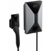 Ładowarka do samochodu elektrycznego ANKER Solix EV Charger 22kW z widocznym logo "ANKER SOLIX" na obudowie. Urządzenie ma nowoczesny design z czarnymi i szarymi elementami oraz niebieskim paskiem świetlnym.