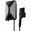 Ładowarka do samochodu elektrycznego ANKER Solix EV Charger 11kW z widocznym logo "ANKER SOLIX" na obudowie, składająca się z prostokątnej jednostki głównej z niebieskim paskiem świetlnym oraz podłączonego kabla z wtyczką.