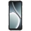 Smartfon z dużym ekranem o przekątnej 6.6 cala, z wyświetlaczem prezentującym abstrakcyjny wzór w odcieniach szarości i czerni. Obudowa urządzenia jest solidna, z widocznymi wzmocnieniami na rogach.