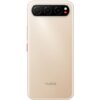 Złoty smartfon z trzema aparatami umieszczonymi poziomo w czarnej obudowie na górze urządzenia. Na dole obudowy widoczne jest logo "nubia" oraz drobny tekst poniżej.