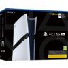Pudełko konsoli Sony PlayStation 5 Pro 2TB z dużym zdjęciem urządzenia na czarnym tle, logo Sony w lewym górnym rogu oraz oznaczeniami "2TB", "4K 120", "HDR" i symbolem PEGI 7. Na opakowaniu widnieje również napis "PlayStation 5 Pro".