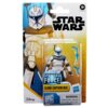 Opakowanie z figurką przedstawia postać z serii Star Wars, z napisem "CLONE CAPTAIN REX" oraz logo "Hasbro". Na opakowaniu widnieje również ostrzeżenie: "WARNING: CHOKING HAZARD - Small parts. Not for children under 3 years."