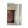 Opakowanie produktu "KOHERSEN Vacuum Packaging Roll Set" zawiera dwa przezroczyste zwoje folii o szerokości 28 cm. Na opakowaniu widnieje grafika przedstawiająca zapakowany kawałek mięsa oraz tekst informujący o możliwości przechowywania żywności do pięci