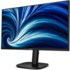 Monitor z cienkimi ramkami, wyświetlający dynamiczny, niebieski wzór przypominający wir. Na dolnej ramce widoczne jest logo "PHILIPS".