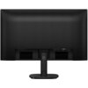 Czarny monitor widziany od tyłu z widocznym logo producenta na podstawie. Na obudowie znajdują się porty HDMI, VGA oraz zasilania.