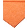 Pomarańczowy panel filcowy o kwadratowym kształcie z widoczną teksturą materiału. Produkt ma wyraźnie zaznaczone krawędzie i lekko włóknistą powierzchnię.