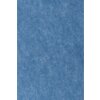 Zdjęcie przedstawia niebieski panel filcowy o jednolitej teksturze, z widocznymi drobnymi włóknami na całej powierzchni. Produkt ma kształt heksagonu i wymiary 40 x 46 cm.