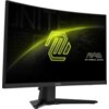 Monitor MSI MAG 244C 23.6" 1920x1080px 180Hz 1 ms [MPRT] Curved Powłoka matrycy Matowa