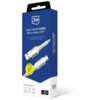 Niebiesko-białe opakowanie produktu z logo "3mk" zawiera zdjęcie kabla USB-A do Micro USB oraz tekst: "Hyper Cable N-SERIES USB-A to Micro 12W". Na opakowaniu znajdują się również ikony sugerujące kompatybilność z urządzeniami takimi jak smartfony, tablety i notebooki oraz oznaczenia "1 m" i "12W".