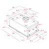 Okap TEKA GFH 73 Inox 329m3/h 64dB klasa E Szerokość [cm] 73