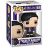 Pudełko z figurką winylową przedstawiającą postać z serii "Wednesday" o numerze 1819, z napisem "PUGSLEY ADDAMS" oraz logo "Funko Pop! Television". Na opakowaniu znajdują się ostrzeżenia w kilku językach dotyczące zagrożenia zadławieniem.