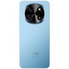 Niebieski smartfon z trzema obiektywami aparatu i lampą błyskową umieszczonymi w okrągłym module z napisem "MULTI AI CAMERA" oraz logo "OSCAL" na dole obudowy. Widoczne są także oznaczenia CE i symbol przekreślonego kosza.