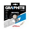 Tarcza do cięcia GRAPHITE 57H625 115 mm Grubość tarczy [mm] 2.4