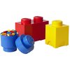Zestaw pojemników na LEGO klocek Multi-Pack 3w1 Wielokolorowy 40140001 (3 szt.)