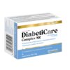 Opakowanie suplementu diety WEGAFARM DiabetiCare Complex SR zawiera 60 tabletek i ma masę netto 52,73 g. Na opakowaniu widnieje napis: "Pomaga w utrzymaniu prawidłowego poziomu cukru we krwi" oraz informacje o zawartości witaminy B6 i chromu.