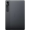 Szary tablet z widocznym logo "Blackview" na tylnej obudowie, posiada podwójny aparat fotograficzny z napisem "13MP AI CAMERA". Obudowa ma matowe wykończenie z delikatnym podziałem na dwa odcienie szarości.