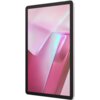 Na zdjęciu widoczny jest tablet z dużym ekranem, na którym wyświetlany jest abstrakcyjny, różowy wzór. Urządzenie ma cienkie ramki i różową obudowę.