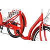 Rower trójkołowy DAWSTAR Sewilla 6B 24 cale damski Czerwony Kolekcja 2024