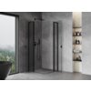 Mexen Mist L Duo kabina prysznicowa uchylna 105 x 105 cm, transparent, czarna - 8A4L-105-105-70-00 Typ kabina prysznicowa