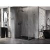 Mexen Lunar-F kabina prysznicowa składana lewa 100 x 90 cm, transparent, gun metal - 836-100-090-95-00-L Cichy domyk Tak