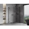 Mexen Mist-H L Duo kabina prysznicowa uchylna prawa 75 x 110 cm, transparent, czarna - 8A5L-075L-110P-70-00 Cichy domyk Tak