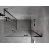 Mexen Mist-H L Duo kabina prysznicowa uchylna prawa 75 x 110 cm, transparent, czarna - 8A5L-075L-110P-70-00 Typ kabina prysznicowa
