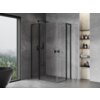 Mexen Mist L Duo kabina prysznicowa uchylna 105 x 90 cm, transparent, czarna - 8A4L-105-090-70-00 Cichy domyk Tak