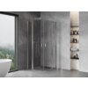 Mexen Mist Duo kabina prysznicowa uchylna 100 x 100 cm, transparent, chrom - 8A4-100-100-01-00 Cichy domyk Tak