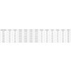 Tabela przedstawia wymiary kabin prysznicowych w milimetrach, z kolumnami oznaczonymi jako: Rozmiar kabiny, A1, A2, X1, X2, Y1, Y2, B1, B2, D, E1, E2, H. Wartości w tabeli obejmują różne kombinacje wymiarów, takie jak 85x70, 85x75, 85x80, 85x85, 85x90, 85x95, 85x100, z odpowiadającymi im wartościami liczbowymi w poszczególnych kolumnach.