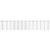 Tabela przedstawia wymiary kabin prysznicowych w milimetrach, z kolumnami oznaczonymi jako: "Rozmiar kabiny", "A1", "A2", "X1", "X2", "Y1", "Y2", "B1", "B2", "D", "E1", "E2", "H". Wartości w tabeli obejmują różne rozmiary, takie jak 100x70, 100x75, 100x80, 100x85, 100x90, 100x95, 100x100, z odpowiednimi wymiarami dla każdej kolumny.