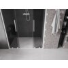 Mexen Velar L Duo drzwi prysznicowe rozsuwane 150 cm, grafit, białe - 871-150-003-42-20 Gwarancja Door To Door