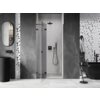 Mexen Lunar L drzwi prysznicowe uchylne lewe 90 cm, transparent, czarne - 834L-090-000-70-00-L Gwarancja Door To Door