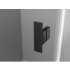 Mexen Mist-H L drzwi prysznicowe uchylne lewe 90 cm, transparent, czarne - 8A5L-090-000-70-00-L Gwarancja Door To Door